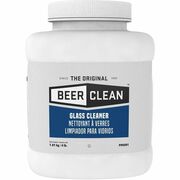 Beer Clean Glass Cleaner - For Glassware, Glass, Counter, Bar - Concentrate - Powder - 64 oz (4 lb) - 9.45 pH - Recommended For: Odor Remover, Residue Remover - Residue-free, Kosher, Odorless, Easy to Use - White - 2 / Carton DVO990201