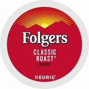 Folger K-Cup Classic Roast Coffee - Compatible with Keurig K-Cup Brewer - American - Medium - 24 K-Cup - K-Cup - Classic Roast - 4 / Carton GMT7456CT