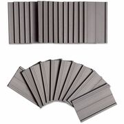 U Brands Card Holder - 1" Height x 2" Width - Black - Magnetic - 25 / Pack UBRFM1310