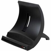 3M Ergonomic Vertical Notebook Computer Riser - 8.75" Height x 7.75" Width x 6.38" Depth - Silver, Black MMMLX550