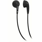 Maxell EB-95 Stereo Earbuds - Stereo - Mini-phone (3.5mm) - Wired - 32 Ohm - 20 Hz to 23 kHz - Silver Plated Connector - Earbud - Binaural - Outer-ear - 4 ft Cable - Black - 1 Each MAX190560