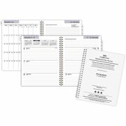 At-A-Glance DayMinder Executive Refill for G545 - Medium - Julian Dates - Weekly, Monthly - 12 Month - January 2026 to December 2026 - 1 Week Double Page Layout - 7" x 8 3/4" Sheet Size - White Sheet - Wire Bound - White - Paper - Tabbed, Notes Area, Blee AAGG54550