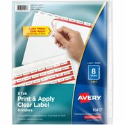thumbnail image 2 of Avery® Big Tab Extra-Wide Insertable Dividers - 8 Blank Tab(s) - 8 Tab 2 of 13