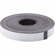 Zeus Magnetic Tape 10' x 1/2" WHITE (66010) - 10 ft Length x 0.50" Width - Black, White - Adhesive Backing - For Sign, Photo, Art, Crafting, Project, Picture, Business Card, Office, Room, Home, Classroom, ... Roll - 1 Roll BAU66010