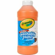 Crayola Washable Paint - 1 Color(s) - Orange - 16 oz - Washable - 1 Each CYO542016036
