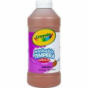 Crayola Artista II Washable Tempera Paints - 1 Color(s) - Brown - 16 oz - Washable - 1 Each CYO543115007