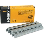 Bostitch PowerCrown Premium Staples - 1/4" Leg - 1/2" Crown - Chisel Point - Silver - High Carbon Steel - 2" Height x 1.5" Width x 4.4" Length - 210 Per Strip - 5000 / Box BOSSTCRP211514