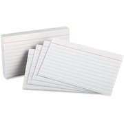 Oxford Index Cards - 3" x 5" - 85 lb Basis Weight - Sustainable Forestry Initiative (SFI) - White - 100 / Pack OXF31