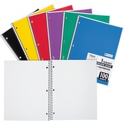 Mead One-subject Spiral Notebook - 100 Sheets - Spiral - College Ruled Front Ruling - 8" x 10 1/2" Sheet Size x 8" Width x 10.5" Length - White Paper - Back Board - 1 Each MEA06622