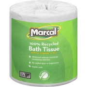 Marcal 100% Recycled, Soft & Absorbent Bathroom Tissue - 2 Ply - 336 Sheets/Roll - White - 48 / Carton MRC6079