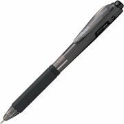 Pentel WOW! Retractable Ballpoint Pens - 1 mm Medium Pen Point - Retractable - Black Ink - Black Barrel - 1 Dozen PENBK440A
