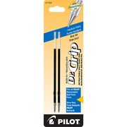 Pilot Retractable Pen Refills - 1 mm , Medium Point - Blue Ink - 2 / Pack PIL77228
