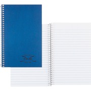 Rediform Xtreme Cover 150-Sheet 3-Subject Notebook - 150 Sheets - Coilock - 16 lb Basis Weight - 6" x 9 1/2" Sheet Size - White Paper - Blue Cover - Divider - 1 Each RED33360