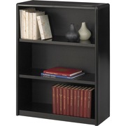 Safco ValueMate Bookcase - 31.8" Width x 13.5" Depth x 41" Height - 3 x Shelf(ves) - Black - Steel, Fiberboard, Plastic - Assembly Required SAF7171BL