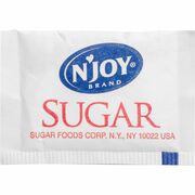 Njoy N'Joy Sugar Packets - 0.099 oz (2.8 g) - Natural Sweetener - 2000 / Box SUG72101