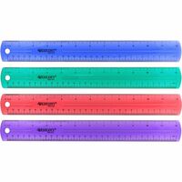 Westcott 15571 Clear Data Processing Magnifying Ruler, 12 Inch
