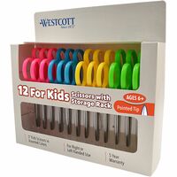 Westcott 5 Kids Blunt Tip Scissors - 1.75 Cutting Length ACM13140, ACM  13140 - Office Supply Hut