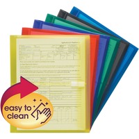 Oxford Utili-Jac Heavy-Duty Clear Plastic Envelopes 8 1/2 x 11 Letter  50/Box