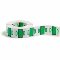Smead BCCR Bar-Style Color-Coded Labels - D - x 1 1/4