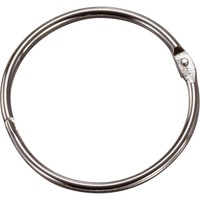 School Smart Nickel Plated Steel Loose Leaf Ring 1 in Pack of 100