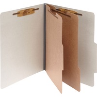 ACCO Pressboard 6 Part Classification Folders Legal Mist Gray Box ACC16056