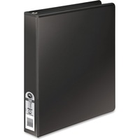 Wilson Jones Basic Round Ring View Binder 1inch Black WLJ36214B