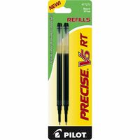Pilot Precise V5 RT Premium Rolling Ball Pen Refills  mm, Extra Fine  Point - Black Ink - 2 / Pack - Filo CleanTech