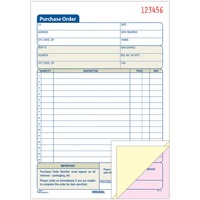 Adams 3 Part Carbonless Purchase Order Forms ABFTC5831