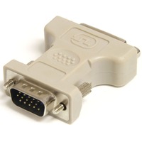 StarTech.com DVI to VGA Cable Adapter - F/M - 1 x DVI-I Female Video - 1 x HD-15 Male VGA - Beige                                                                    