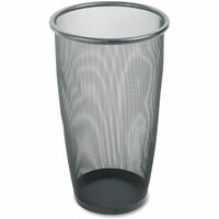 Safco 9604CH Fire-Safe Steel Wastebasket - 23.5 Quart, Round, Charcoal Color, Office/Home Use - View #4