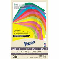 Jam Paper Colored 24lb Paper, 8.5 x 11, Ultra Pink, 100 Sheets/Pack (103564) | Homeoffice