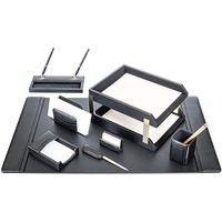 Dacasso Leather 10-Piece Desk Set D1020 | Bulk Office Supply