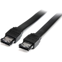 StarTech.com 3 ft Shielded External eSATA Cable M/M - 1 x Male eSATA - 1 x Male eSATA - Black