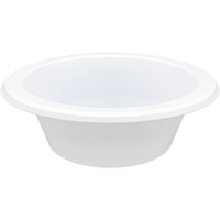 White Laminated Foam Plate (Microwavable) - 10.25 inch - 500 Qty