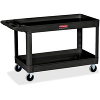 Rubbermaid Commercial 3-Shelf Mobile Utility Cart - Zerbee