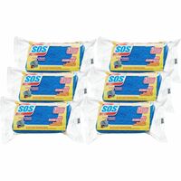 Scotch Brite Scrub Dots Non Scratch Sponge 4.8 Height x 6.5 Width x 2.5  Depth 6Pack Blue - Office Depot