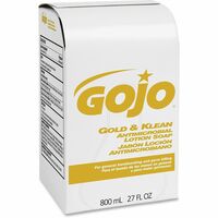 Gojo® Gold & Klean Antimicrobial Lotion Soap - Fresh Scent - 27.05