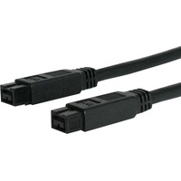 StarTech.com 10 ft 1394b Firewire 800 Cable 9-9 M/M - 1 x Male FireWire - 1 x Male FireWire - Black
