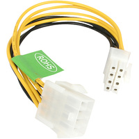 StarTech.com 8in EPS 8 Pin Power Extension Cable                                                                                                                     