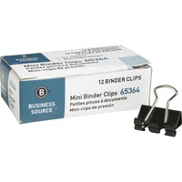 Acco Binder Clips Large 2 Boxes 12 Clips/Box (72102) Black