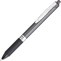 Pentel Oh! Gel Retractable Gel Pen, Medium 0.7mm, Black Ink/Barrel, Dozen