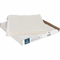 Business Source Top-Loading Poly Sheet Protectors - 3.3 mil Thickness - For  Letter 8 1/2 x 11 Sheet - 3 x Holes - Ring Binder - Rectangular - Clear -  Polypropylene - 100 / Box - R&A Office Supplies