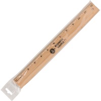 Business Source 12inch Imperial Wood Ruler BSN32360