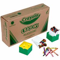 Crayola Crayons, Large Size, Assorted Colors, 8/Box (52-0080