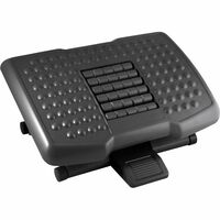 Lorell Ergonomic Rocking Footrest Black Rubber Plastic - Office Depot