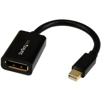 StarTech.com 6in Mini DisplayPort to DisplayPort Video Cable Adapter Mini DisplayPort Male Digital A / V