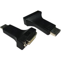 Cables Direct Video Adapter - 1 x DisplayPort Male Digital Audio/Video - 1 x DVI-D Female Digital Video