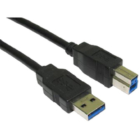 Cables Direct USB3-803 USB Data Transfer Cable - 3 m - Shielding