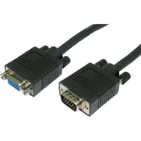 Cables Direct CDEX-222K 2 m Coaxial Video Cable 1 x HD-15 Male VGA - 1 x HD-15 Female VGA - Extension Cable