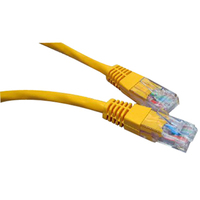 Cables Direct ERT-610Y Category 6 Network Cable for Network Device - 10 m - 1 x RJ-45 Male Network - 1 x RJ-45 Male Network - Patch Cable - Yellow